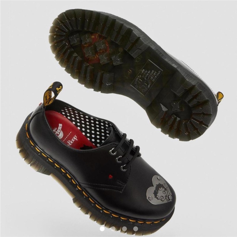 1461 Betty Boop Platform Leather Shoes